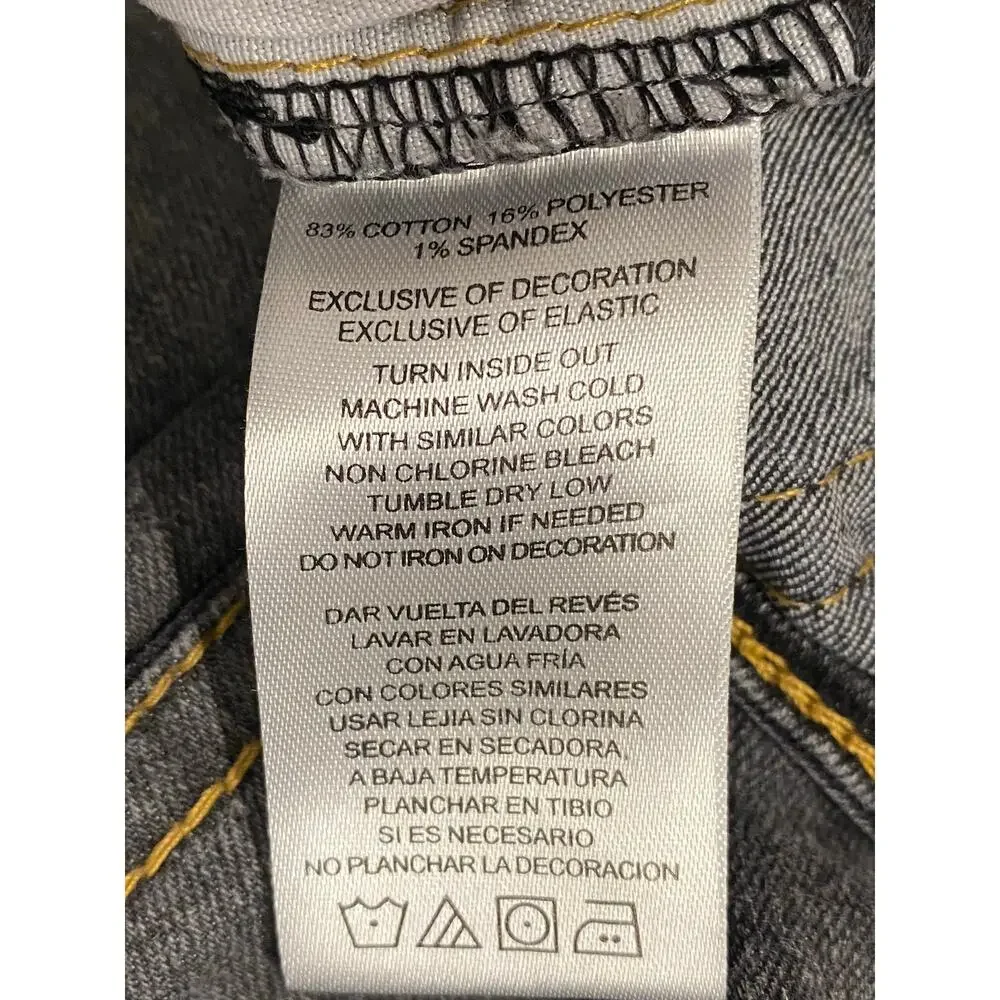 True Religion Ricky Relaxed Straight Cargo Jeans Youth Size 12 Y2K Designer